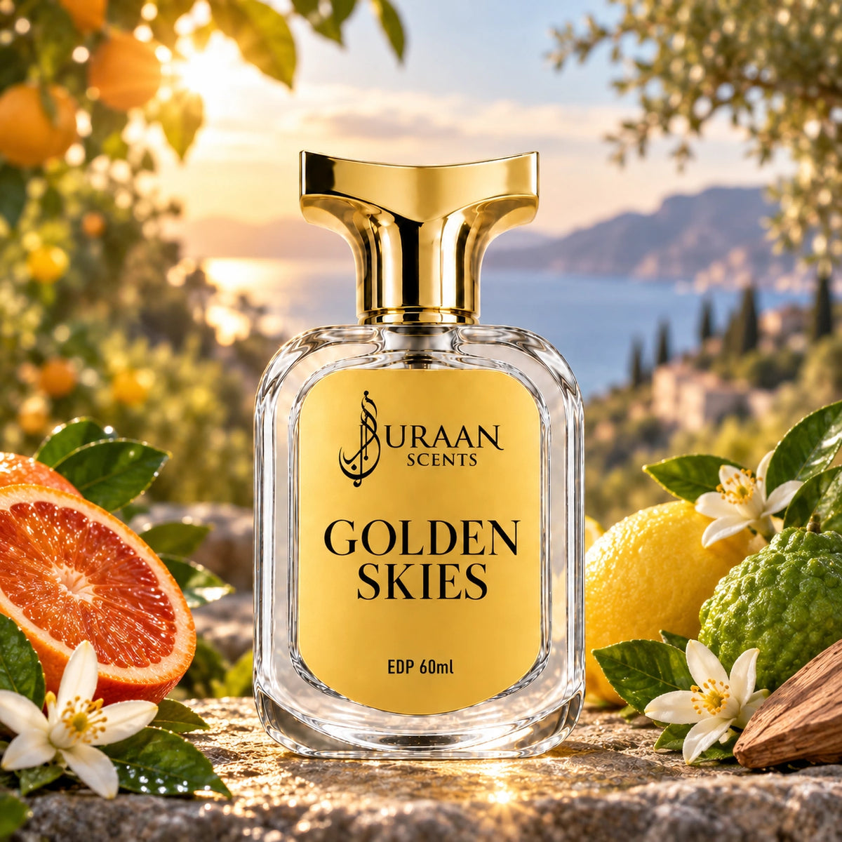 GOLDEN SKIES scent mood and inspiration